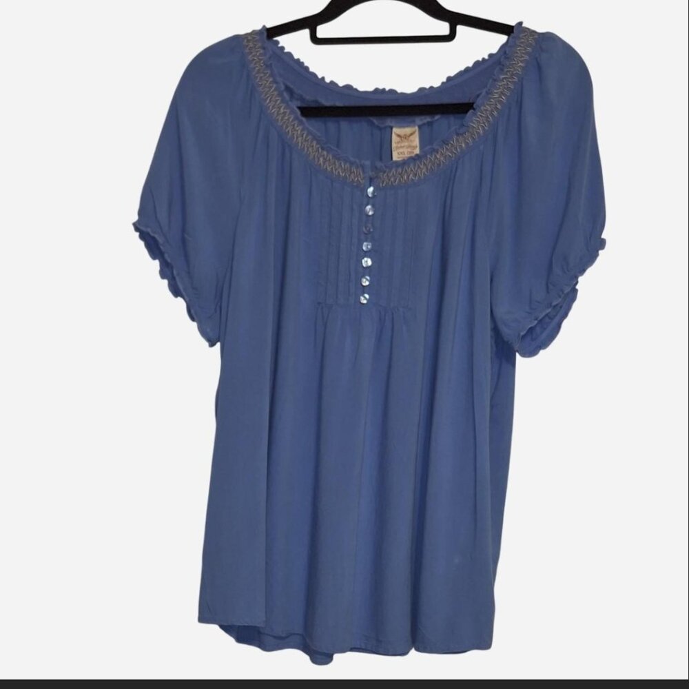 Faded Glory blue tunic